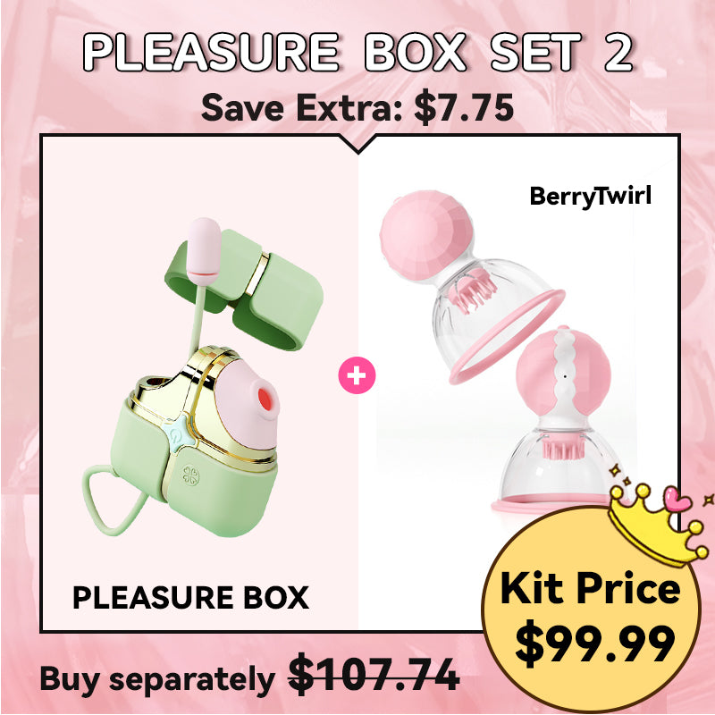 Exquisite Box 2-in-1 Clit Sucker With Bullet Vibrator