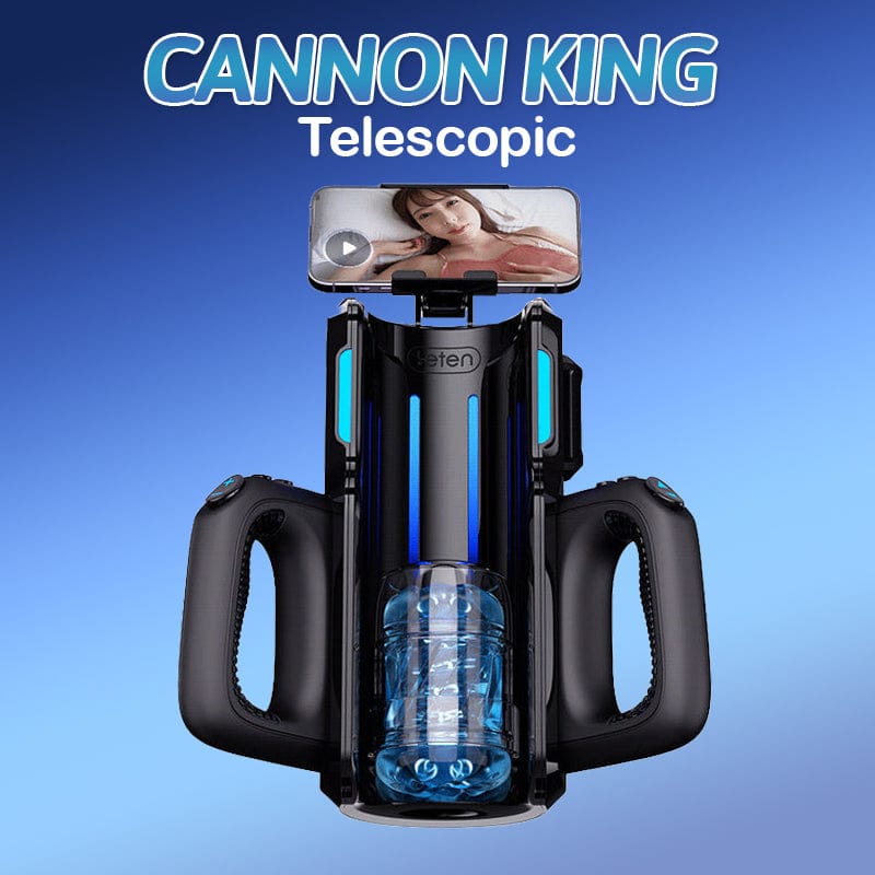 Thrusting Cannon King Sex Toy for Men with Liner Powered by Leten