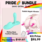 Riding-Style Cushion G Spot Vibrator For Intense Clitoral G-spot Anal Stimulation with APP