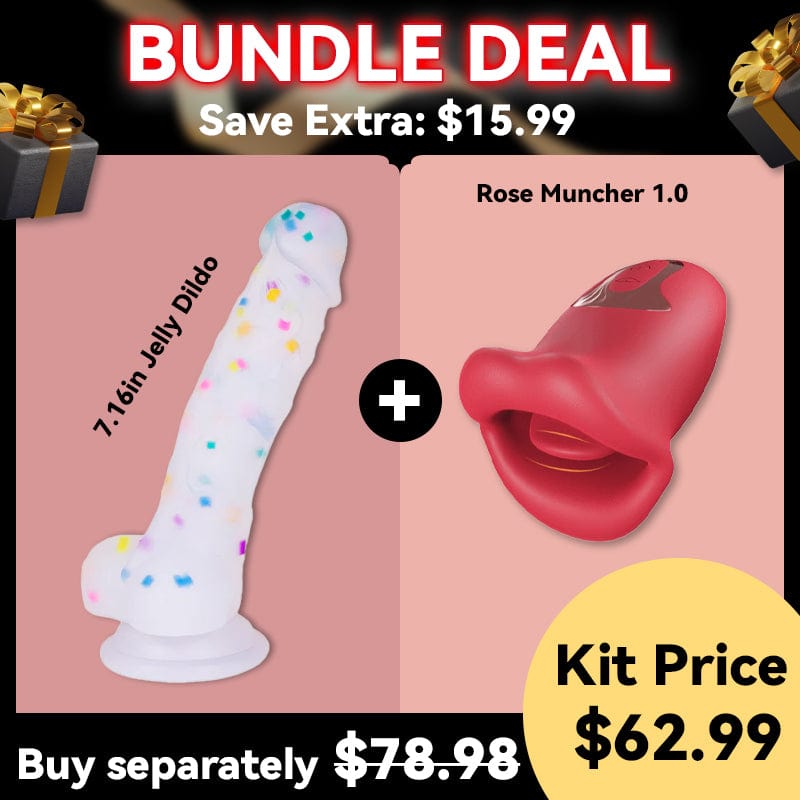 Rose Muncher 10 Biting & 10 Vibrating Modes Stimulate Nipple Clitoral Women Vibrator