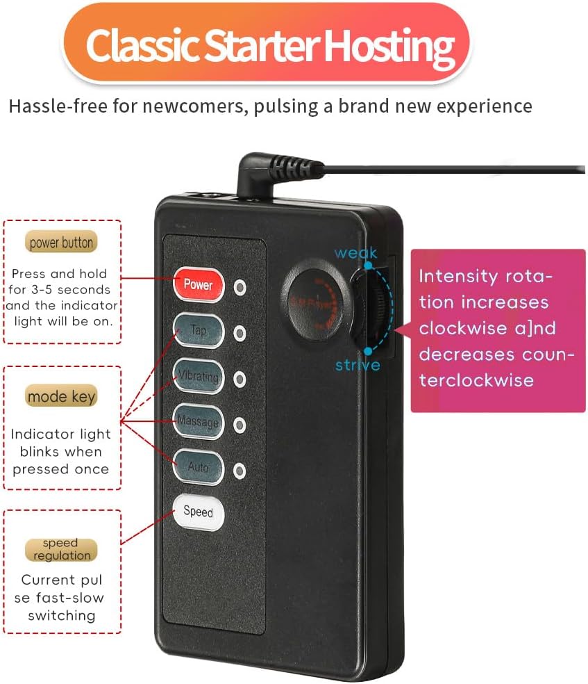 Electric Shock Nipple Clamps Toys With Remote Control