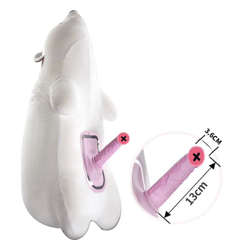 Discreet Pillow Polar Bear Remote Control