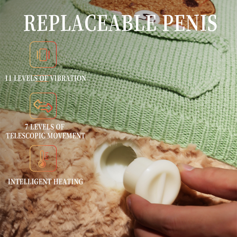 Teddy Bear Type Plush Sex Machine App Control